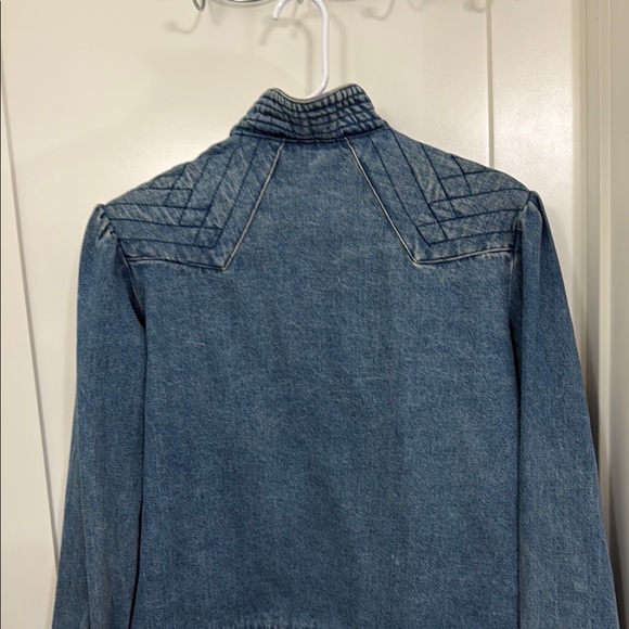 Vintage The Jack Set Denim Jacket Size L color Blue - Picture 8 of 9